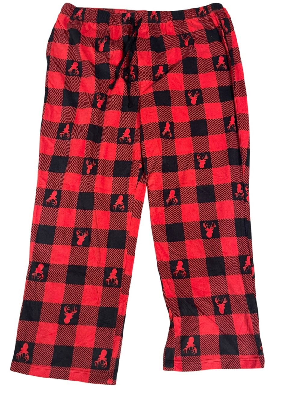 Sonoma Red and Black Buffalo Plaid Men’s Pajama Pants warm lounge sleep